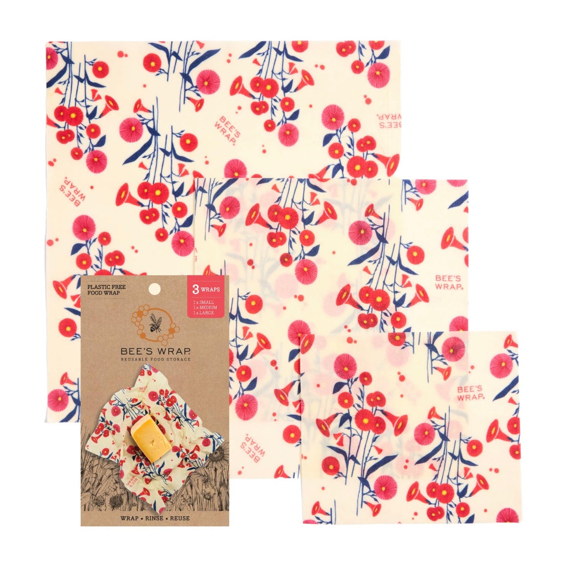 Bee's Wrap - Assorted 3 Pack - Full Bloom