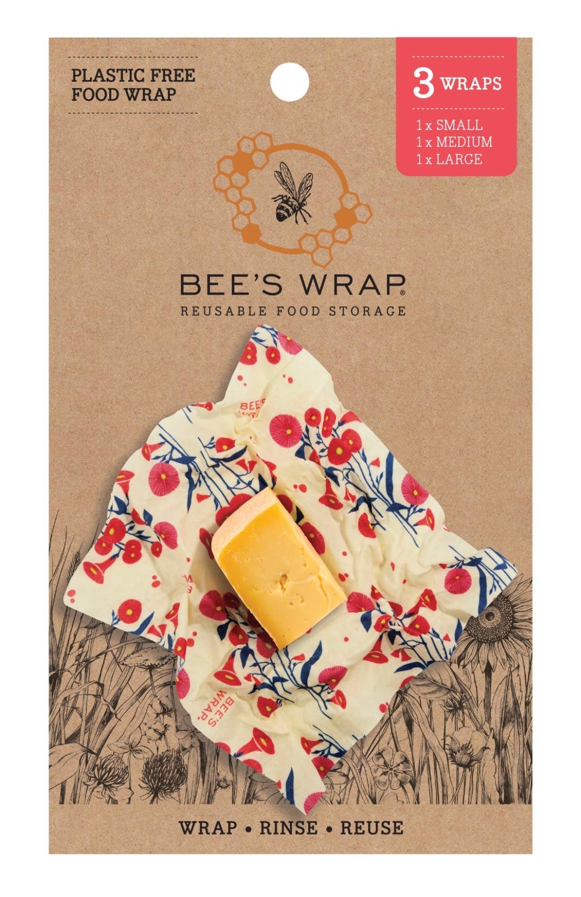 Bee's Wrap - Assorted 3 Pack - Full Bloom