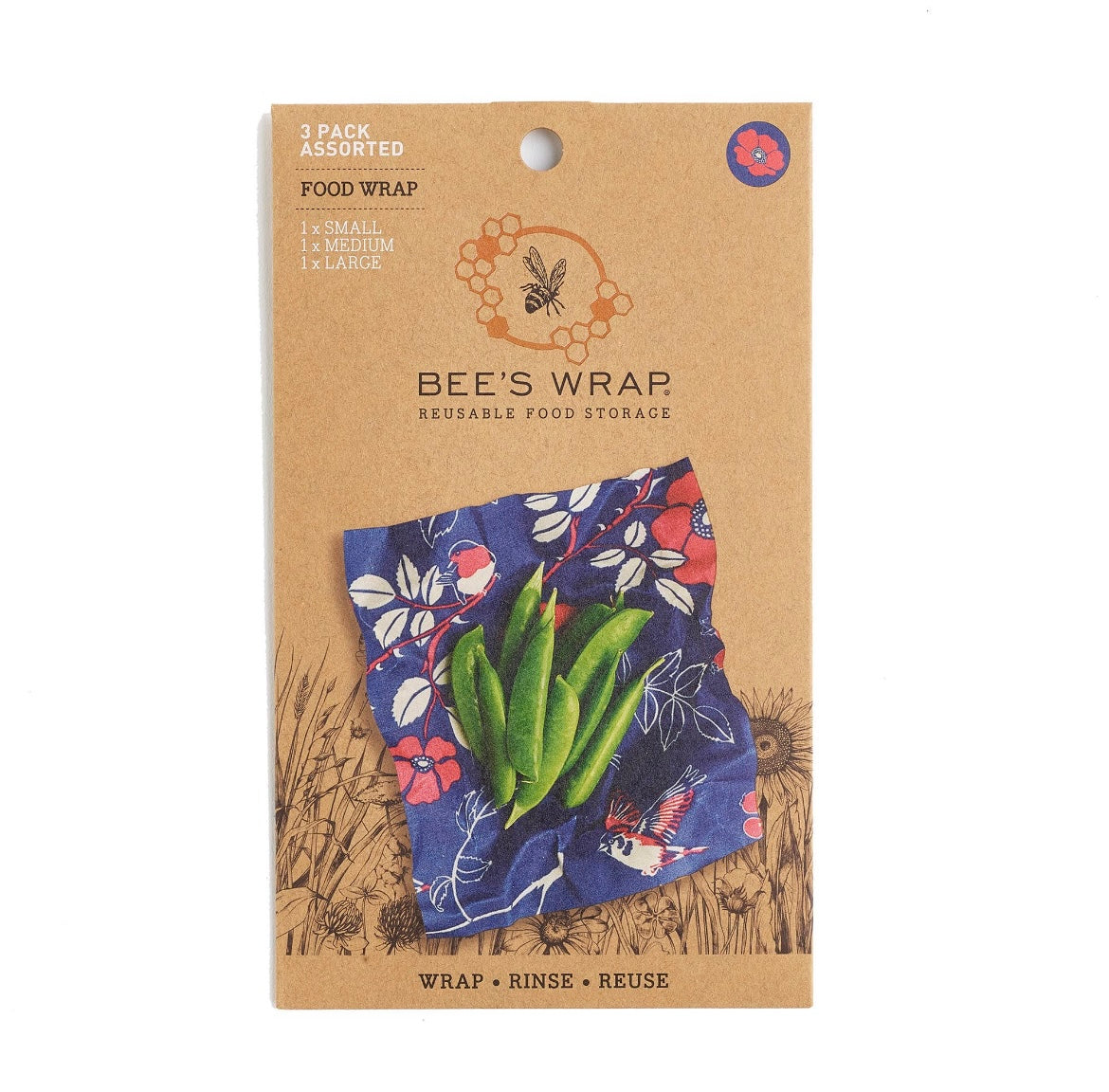 Bee's Wrap - Assorted 3 Pack - Botanical