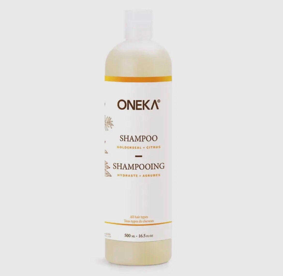 16.5 oz Oneka Goldenseal and Citrus Shampoo