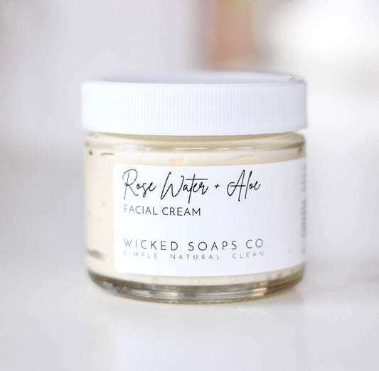 Rose Water + Aloe Facial Cream